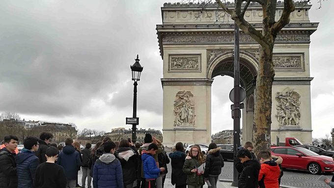 Séjour à Paris pour les élèves de cinquième du collège