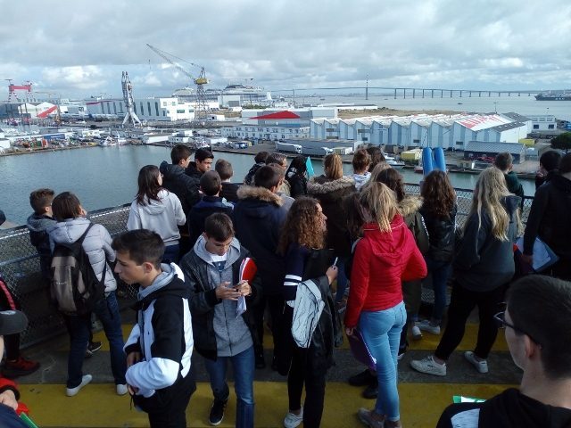 Mardi 6 novembre, les élèves de toutes les classes de 3e ont passé la journée à Saint-Nazaire.