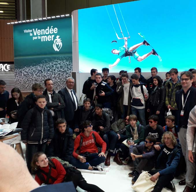 Des élèves vendéens au Nautic