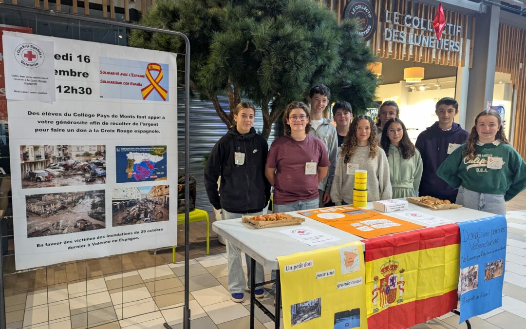 Collecte de dons à destination des victimes des inondations de Valence